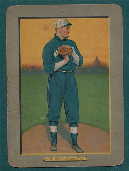 1910-11 T3 #99 Walter Johnson Turkey Red Cigarettes