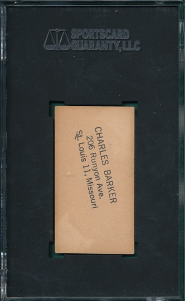 1888 N172 #504-5 Walt Wilmont SGC 1.5 *Stamped Back*