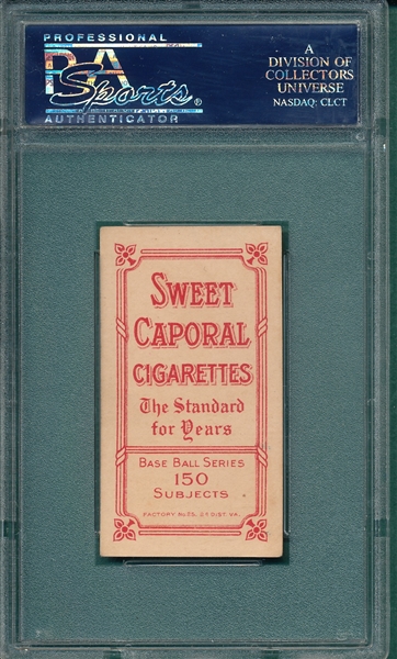 1909-1911 T206 Conroy, Fielding, Sweet Caporal Cigarette PSA 5 *Factory 25*