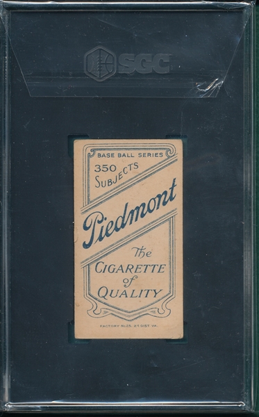 1909-1911 T206 Groom Piedmont Cigarette SGC 3