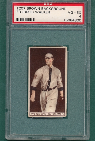 1912 T207 Walker Recruit Little Cigars PSA 4