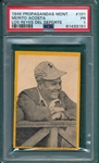 1946 Propagandas Monteil Los Reyes del Deporte, #101 Merito Acosta PSA 1