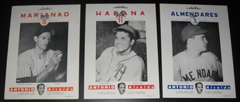 1949-50 Alerta Premiums Blanco, Campos & Consuegra, Lot of (3)