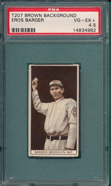 1912 T207 Barger Recruit Little Cigar PSA 4.5