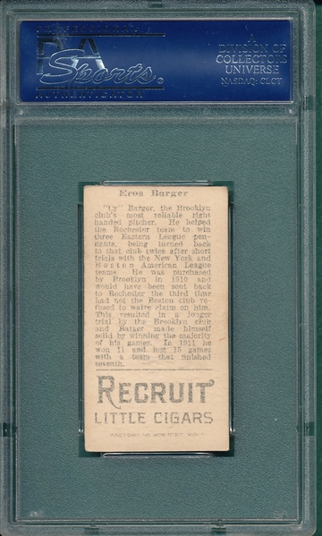 1912 T207 Barger Recruit Little Cigar PSA 4.5
