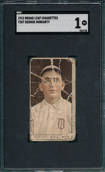 1912 T207 Moriarity Broadleaf Cigarettes SGC 1