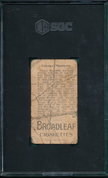 1912 T207 Moriarity Broadleaf Cigarettes SGC 1
