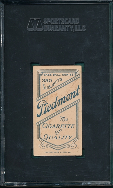 1909-1911 T206 Milan Piedmont Cigarettes, SGC 5