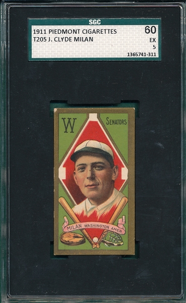 1911 T205 Milan Piedmont Cigarettes SGC 5