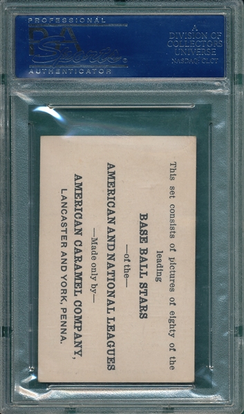 1921 E121-80 Clyde Milan American Caramel Co. PSA 4