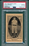 1922 Leon Goslin, Neilsons Chocolate PSA 2