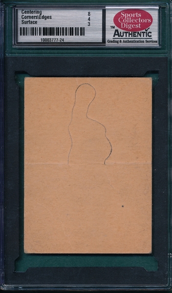 1934-36 Batter-Up #19 Buddy Myer SCD 3
