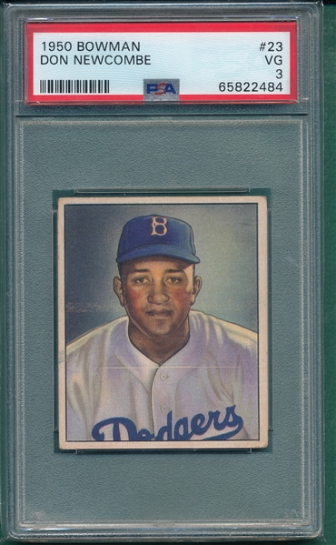 1950 Bowman #23 Don Newcombe PSA 3 *Rookie*