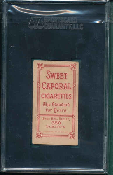 1909-1911 T206 Kissinger Sweet Caporal Cigarettes SGC 55