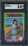 1975 Topps #228 George Brett SGC 5.5 *Rookie*