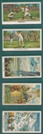 1925 Turf Cigarettes Sports Records Complete Set (25) W/ Sisler