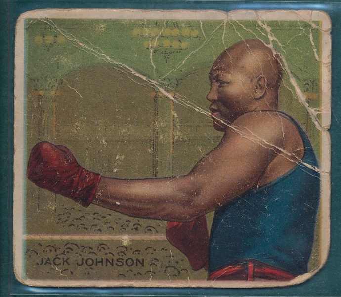 1910 T218 Boxers Lot of (9) W/ Jack Johnson