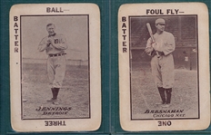 1913 National Game, Bresnahan & Jennings, Lot of (2)
