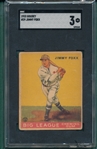 1933 Goudey #029 Jimmy Foxx SGC 3