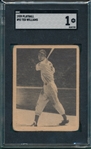 1939 Play Ball #92 Ted Williams SGC 1 *Rookie*
