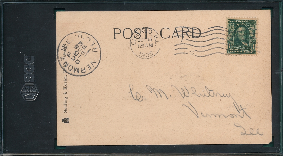 1906 Chicago White Sox Baseball Team, PC, SGC 1