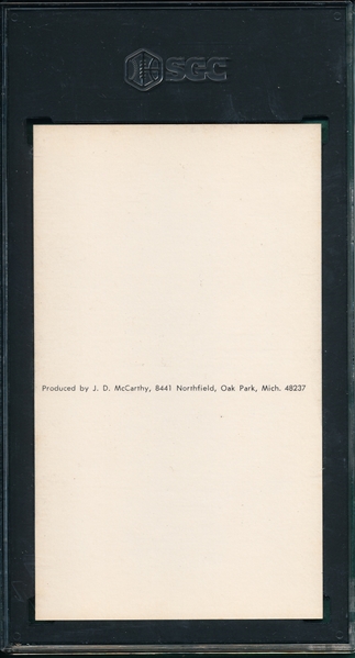 1960 J. D. McCarthy Ted Williams, Smiling, PC, SGC 5