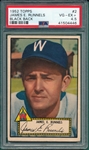 1952 Topps #2 James Runnels PSA 4.5 *Black*