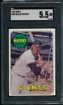 1969 Topps #440 Willie McCovey SGC 5.5 *Yellow*
