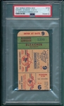 1947 World Series Game 6 Ticket Stub PSA 3