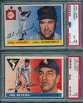 1955 Topps #48 Kennedy & #58 Rivera, Lot of (2) PSA 