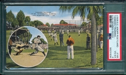 1935c. E. C. Kropp PC, #148 Yankees Training W/ Lou Gehrig PSA 4