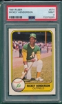 1981 Fleer #574 Rickey Henderson PSA 9