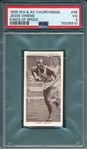 1939 Churchmans Kings of Speed #45 Jesse Owens PSA 3