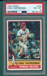 1976 Topps #230 Carl Yastrzemski PSA 8