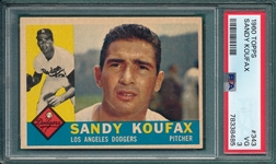 1960 Topps #302 Sandy Koufax PSA 3