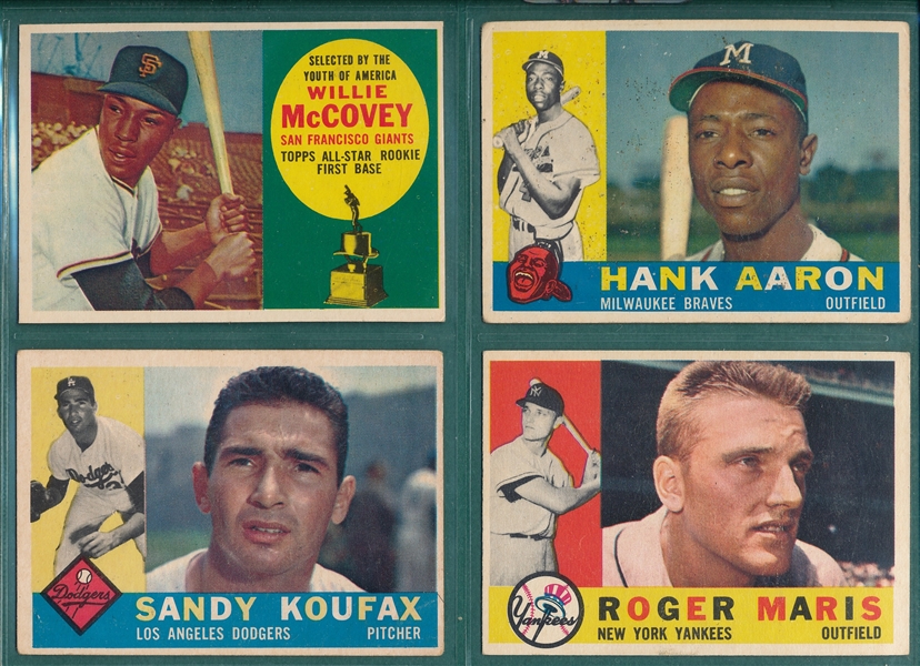 1960 Topps Baseball Near Set (565/572) 