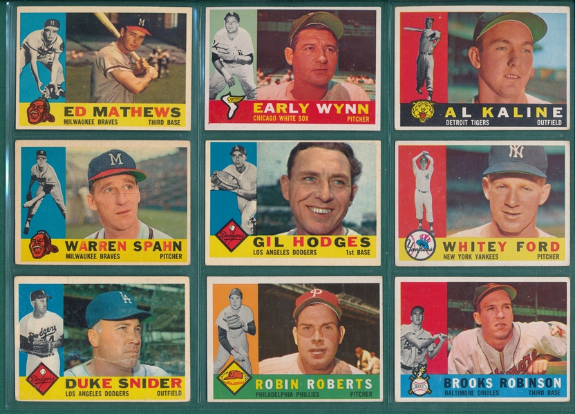 1960 Topps Baseball Near Set (565/572) 