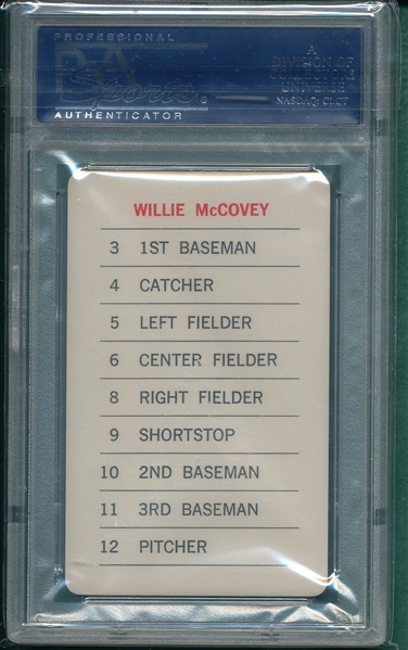 1970 Milton Bradley Willie McCovey PSA 10 *Gem Mint*