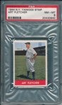 1944 New York Yankees Stamp Art Fletcher PSA 8