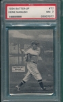 1934 Batter-Up #77 Heinie Manush PSA 7