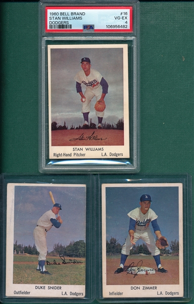 1960 Bell Brand Lot of (6) W/ Snider