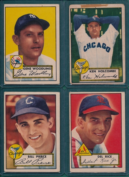 1952 Topps Lot of (16) W/ Schoendiest