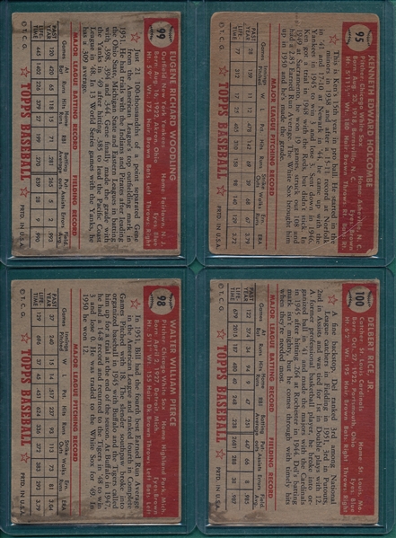 1952 Topps Lot of (16) W/ Schoendiest