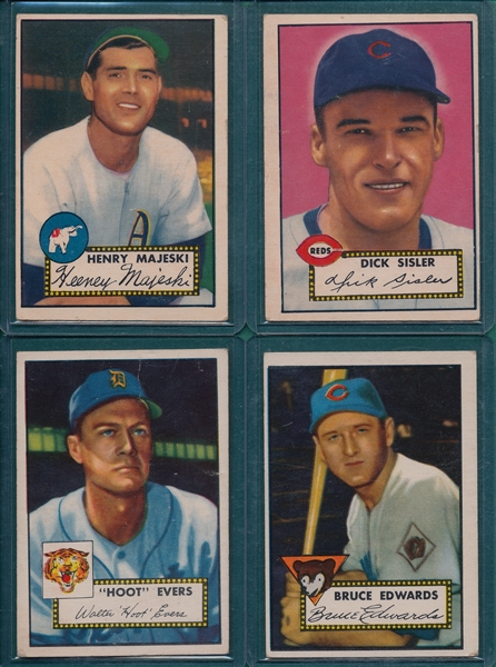 1952 Topps Lot of (16) W/ Schoendiest