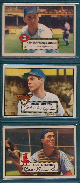 1952 Topps Lot of (17) W/ Jensen