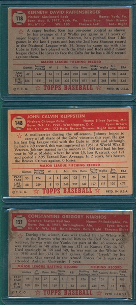 1952 Topps Lot of (17) W/ Jensen