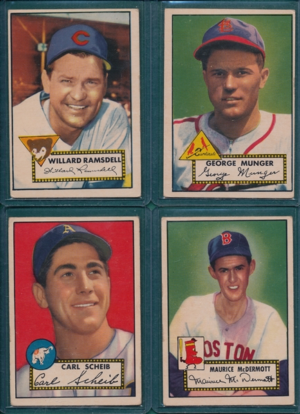 1952 Topps Lot of (17) W/ Jensen