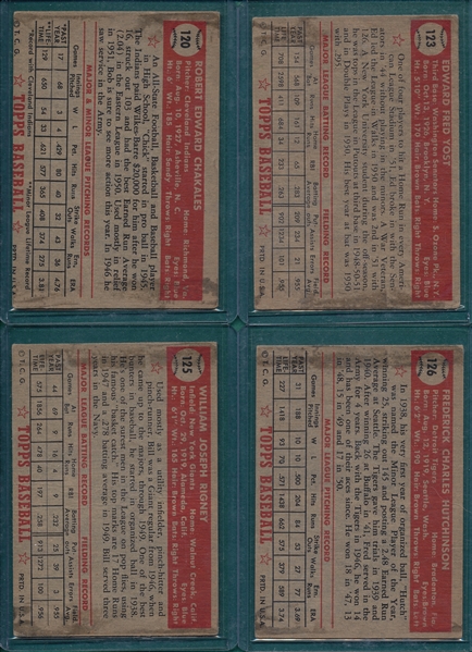 1952 Topps Lot of (17) W/ Jensen
