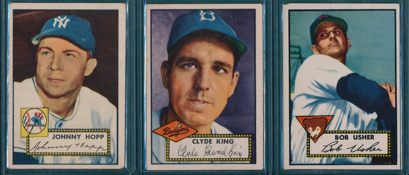 1952 Topps Lot of (17) W/ Hopp