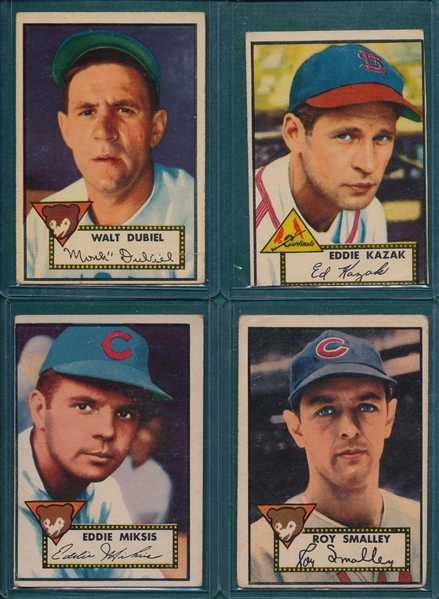 1952 Topps Lot of (17) W/ Hopp